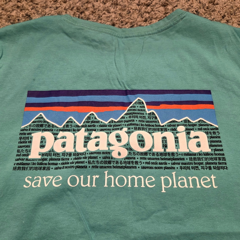 Patagonia Green Graphic Tee